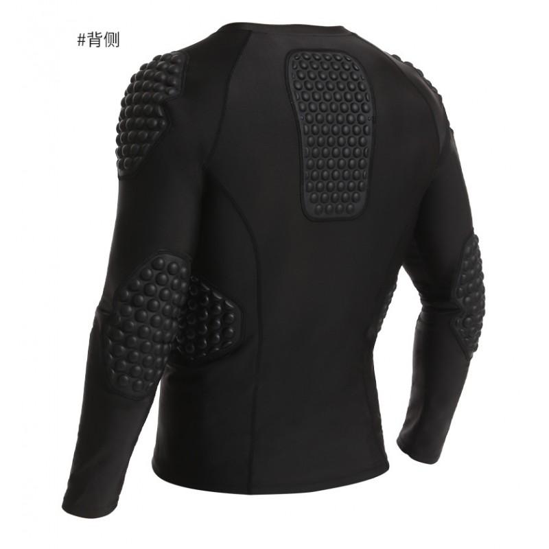 Multi-Sport Protective Long Sleeve Shoulder Guard Top Basketball Football Rugby Skateboarding Skiing Training