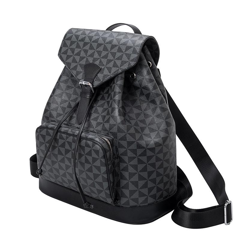 Spring New Korean Version Large Capacity Printed Backpack for Women Fashion Anti Theft Backpack Travel Bag Commuting Bag Trend