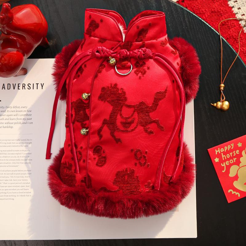 

Кошка без шерсти к Году Лошади, Свитер для питомцев для собак и кошек, Аксессуары для одежды на осень и зиму для кошек и собак. XS