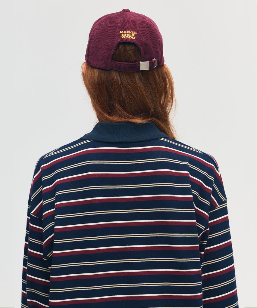 Majisyeoudeu Corduroy New York Ballcap_Burgundy