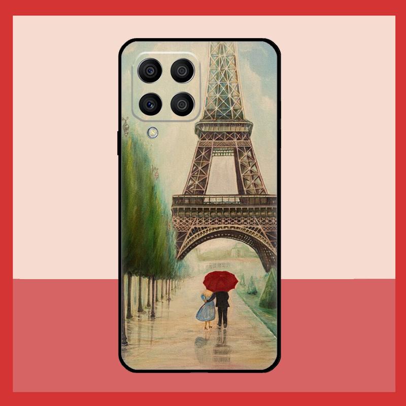 Paris Eiffel Tower Case For Samsung Galaxy M31 M21 M13 M33 M53 M15 M35 M55 M16 M36 M56 M12 M32 M52 M14 M34 M54