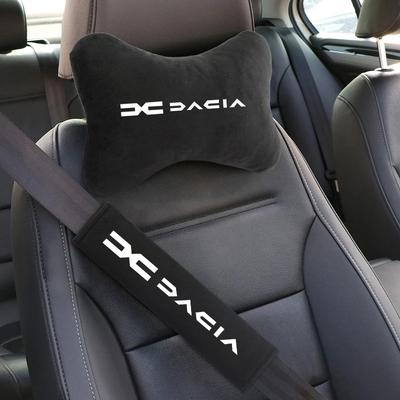 2/4 st Bilbältesskydd Axelskydd Sätesnackstöd Nackkudde För Dacia Duster Logan Sandero Jogger Spring Stepway Dokker
