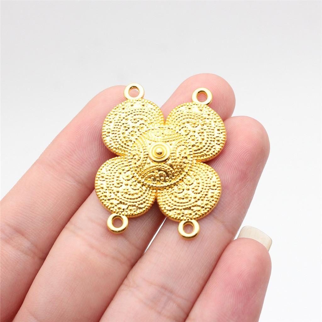 Accessories Parts Four-Hole Necklace Connector Wedding Jewelry Findings TA023