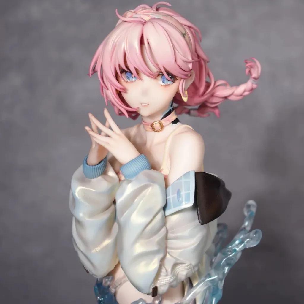

Arknights Blue Poison Bust Painted Statue Model Tabletop Decoration Gift
