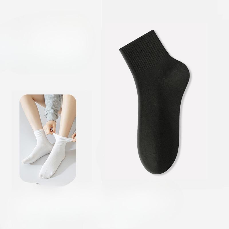

Female Spring and Autumn New Pure Cotton Boneless Tube Socks 1 pair