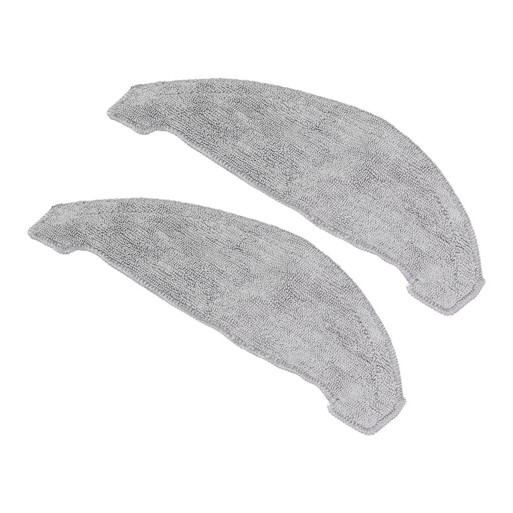 2PCS Mop Cleaning Pad Mopping Cleaning Cloth Replacement Fit for ROIDMI EVE Plus Robot Vacuum Cleaner