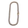 European & American Copper 8mm Zirconia Tennis Chain Necklace - Hip Hop Retro Style Jewelry