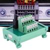 Placa Breakout PLC IDC10P Bloco Terminal Adaptador de Sinal Moard Módulo Adaptador PLC