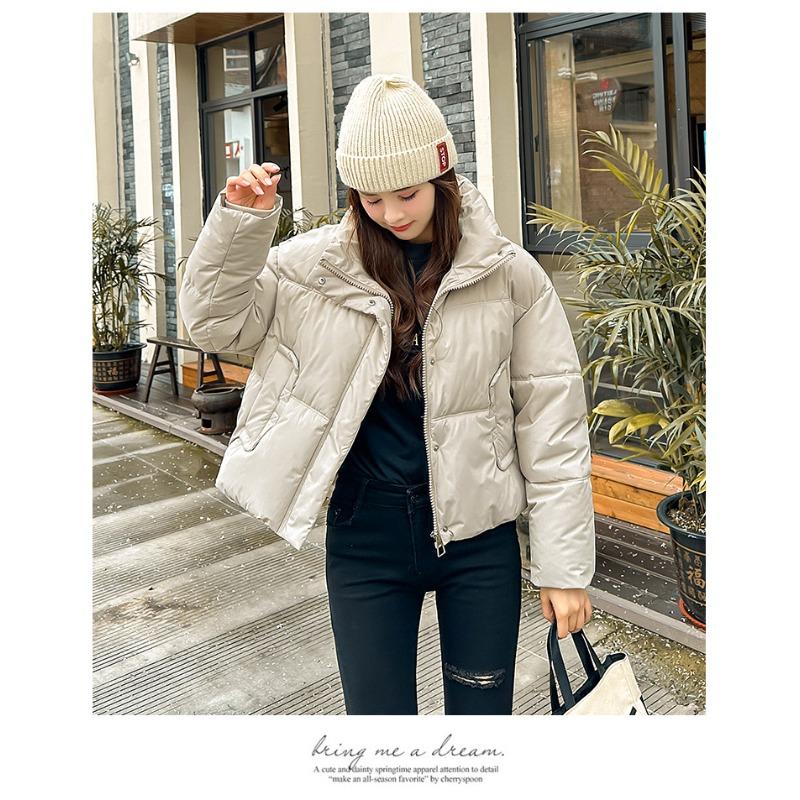 Light jacket women's new autumn and winter women's stand-up collar loose fashion coat cotton clothes women's trend