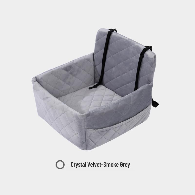 Pet Car Bed & Safety Seat for Small/Medium Dogs & Cats - Co-pilot/Rear Sofa Bed