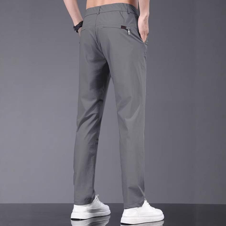Chaolunbu summer cool men's casual pants high-end light casual pants men's summer straight men