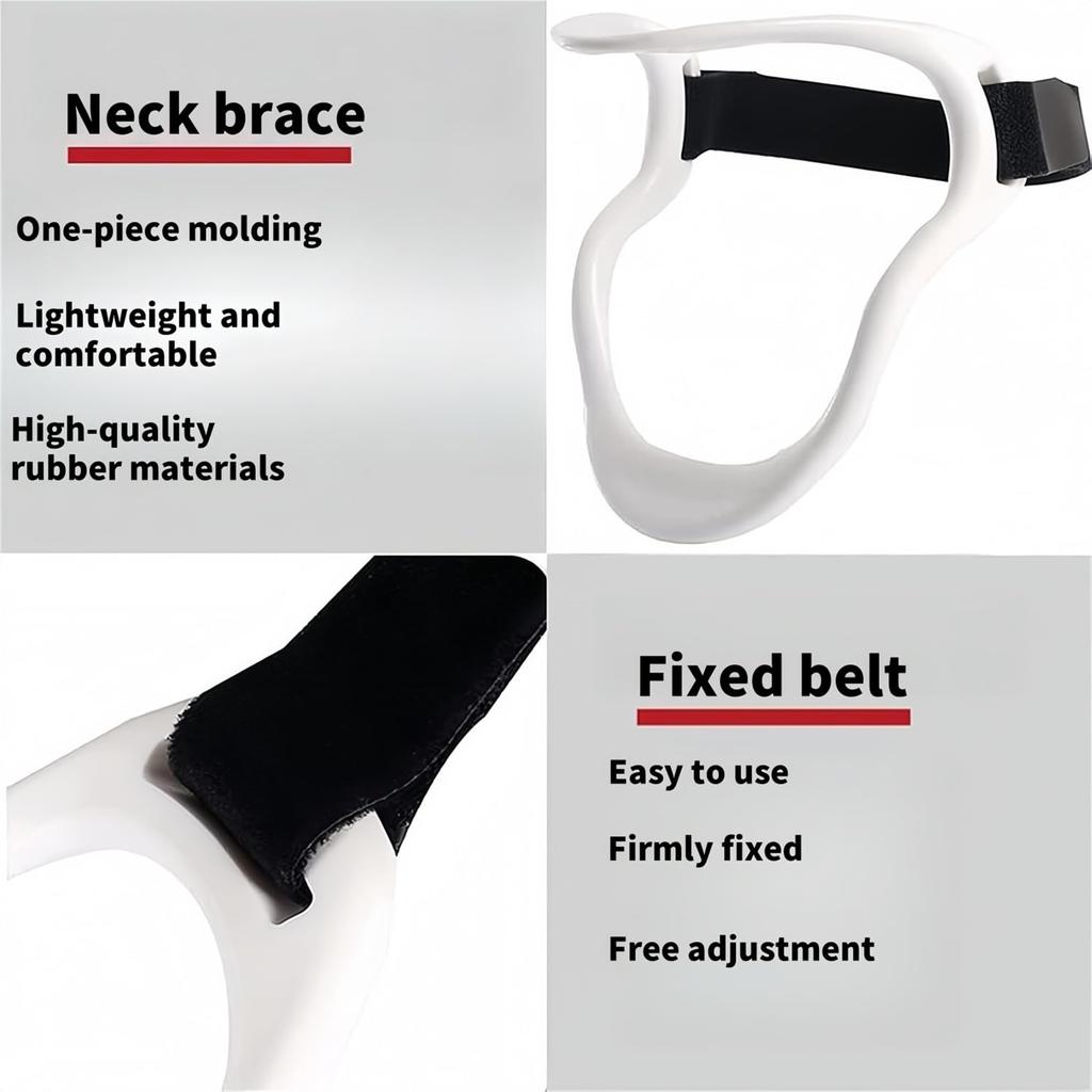 -Fußgewölbestützstabilisator, Leichte Nackenstützvorrichtung - Zum Lernen Lesen zur Korrektur der Vorwärtskopfhaltung