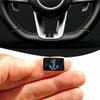 3 silberne Anker-Stil Auto-Plaketten-Aufkleber, geeignet für alle Auto-Dekorationszubehör