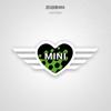 BMW mini cooper love sticker, scratch blocking sticker F56F60 body random sticker to change the decoration zbfhp66