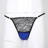 Sexy Men Sissy Sheer Lace Underwear Thong Crossdress T-back Brief Panties