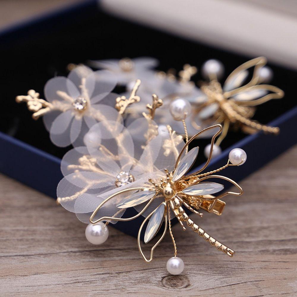 Accesorii de cap cu ciucuri în formă de fluture Multicolor Accesorii de cap Hanfu Ace de păr antice fermecătoare