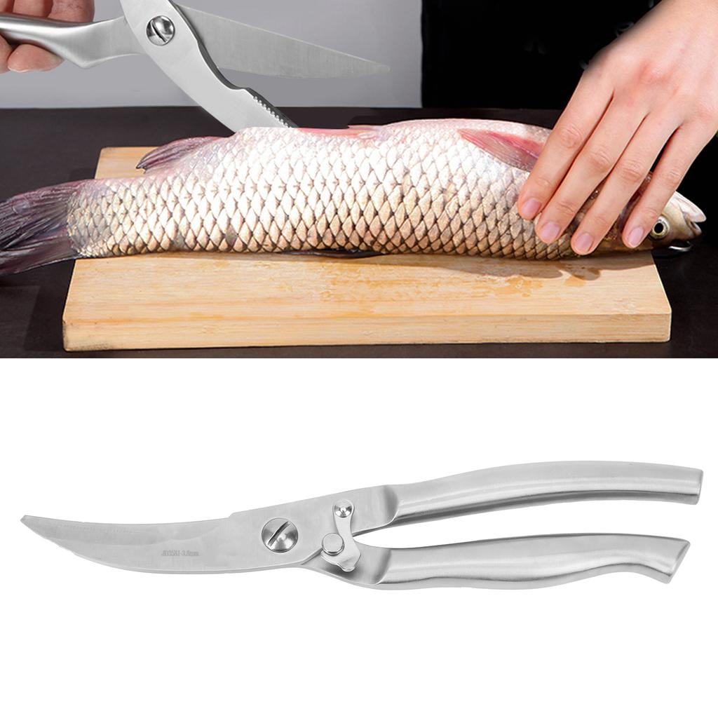 Stainless Steel Shears Scissors Lock Heavy Duty High Hardness Thickening Scissors