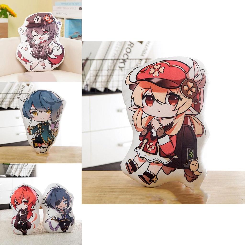 Genshin Impact 45cm Plush Doll Cushion Featuring Cozy Characters For Home Decor