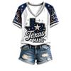 Damen Western Grafik-T-Shirt - Lustiges 'She's From I Can Tell' Neuheit Kurzarm-T-Shirt