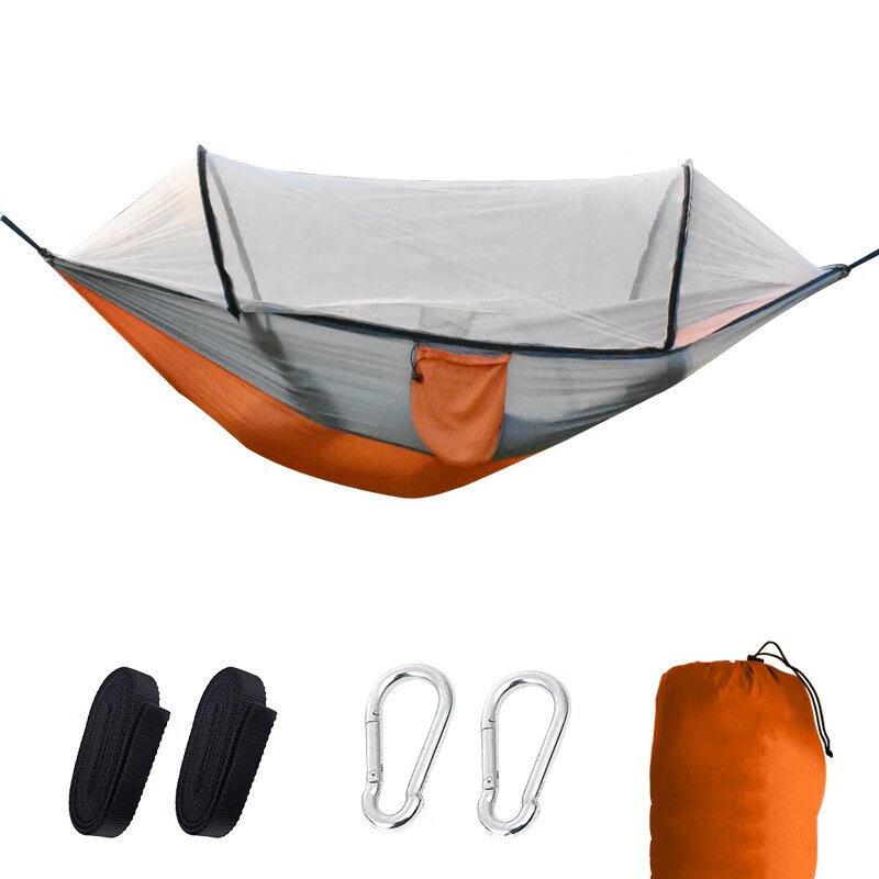 OEING Outdoor Camping Mosquito Net Hammock with Sunshade