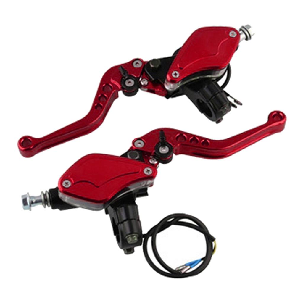 

Motorcycle Hydraulic Brake Pump Master Levers 22mm Replacement 50 Cc-300 Cc красный