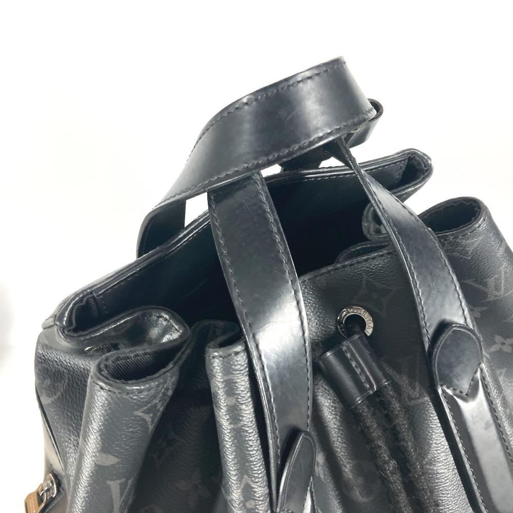 Louis Vuitton M40527 MonogramEclipse Backpack-Explorer Backpack Canvas Black