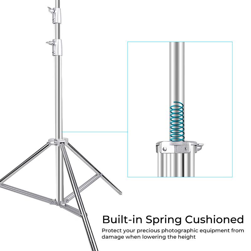 JunKaiWei Portable Stainless Steel Tripod Bracket