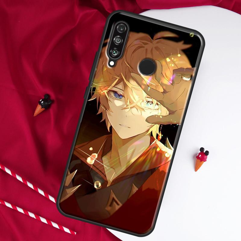 Genshin Impact Tartaglia For Huawei Nova Y61 Y70 Y90 Y60 Y72 Y91 12s 12i 11i 7i 8i 9 10 SE P60 Pro P30 P40 Lite Case
