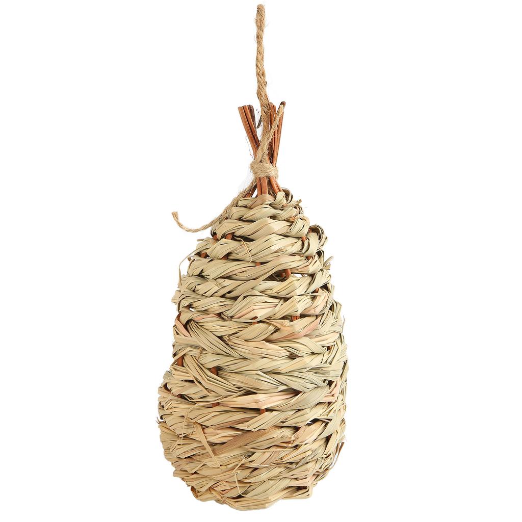 Grass Woven Bird Nest Natural Safe Hanging Hand Woven Hummingbird Nest for Indoor Outdoor