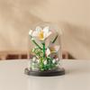 MOC Eternal Bouquet Micro Building Blocks Flower Model DIY Home Desk Plant Decoration Assemble Brick Toys For Children Gift
