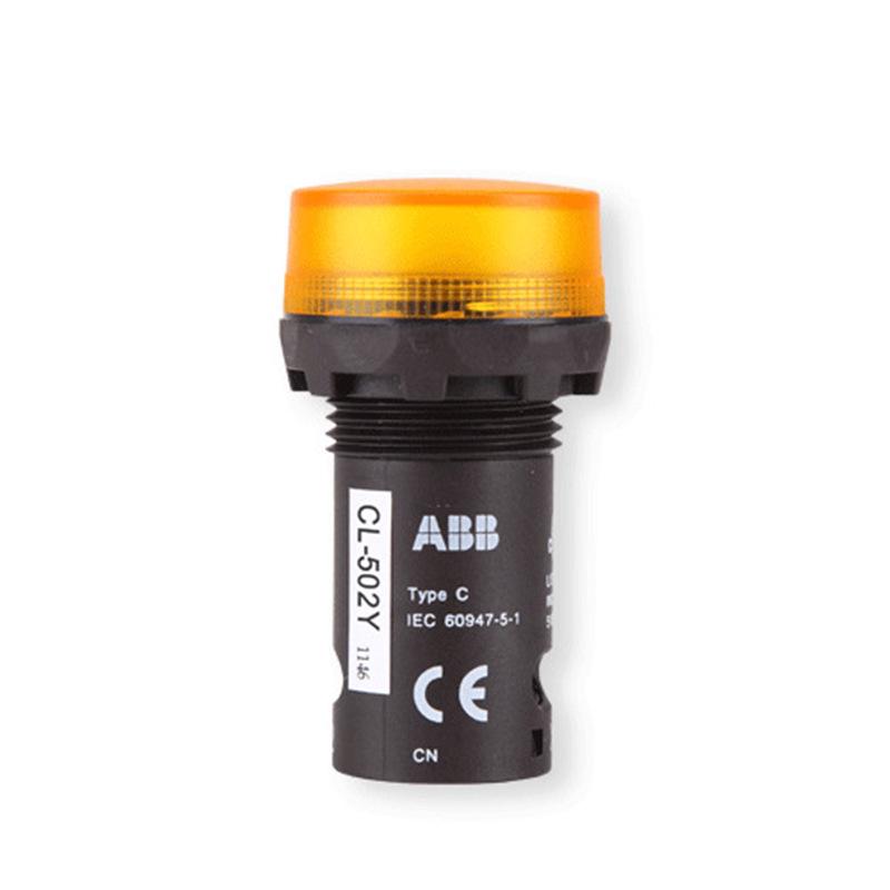 ABB CL Series Indicator Lights - Models: CL-100Y, CL-502Y, CL-513G, CL-513R, CL-513W, CL-513Y