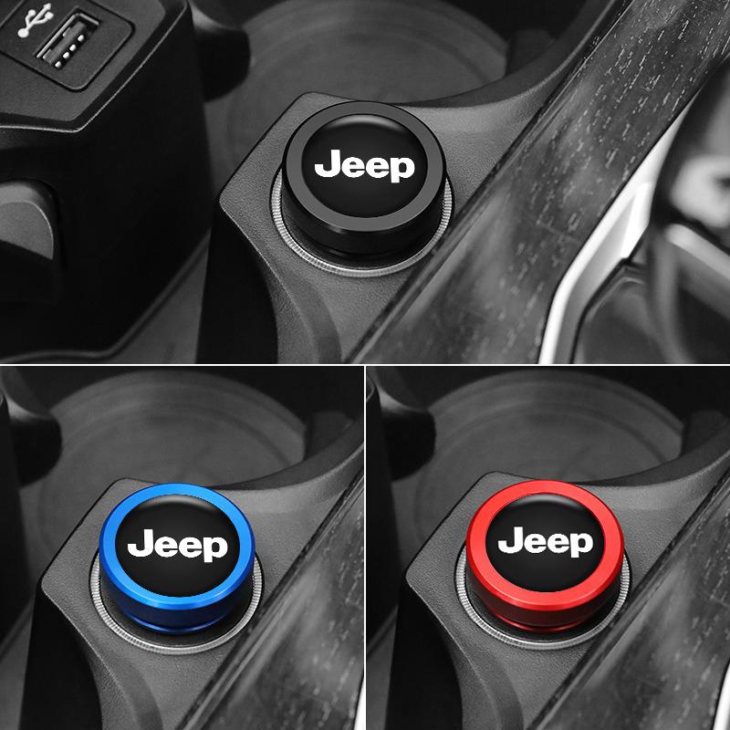 Car Cigarette Lighter Decorative Cover Plug Dust Cap for Jeep JPB Renegade Wrangler JK Compass Grand Cherokee Gladiator Accessor AJQ1