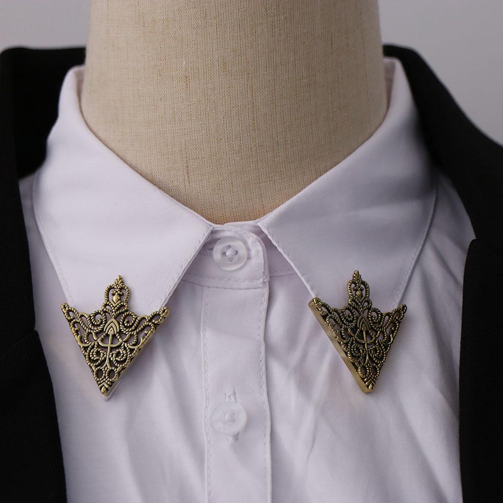 Wedding Jewelry Suit Collar Clip Collar Pin Brooch Shirts Collar Blouse Collar Lapel Pin