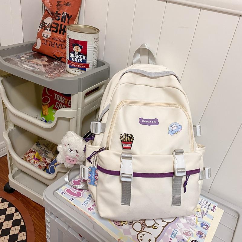 Schoolbag Japanese Cute Schoolbag Junior High School Girls High Value Niche Ins Style College Students Design Sense Travel Backpack
