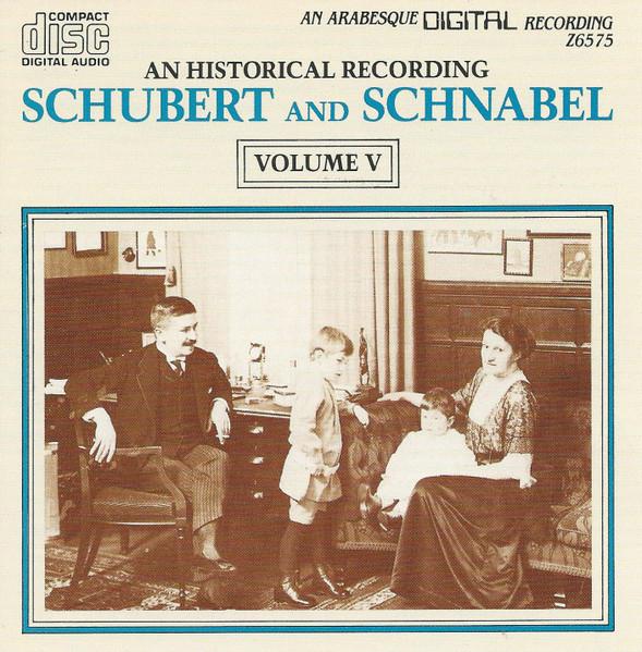 

CD FRANZ SCHUBERT & ARTUR SCHNABEL - Schubert And Schnabel Volume V Z6575 Arabesque Recor 1987 Japan Classical Used