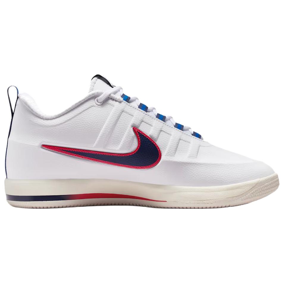 Nike Buch 2 Wnba 30. Jubiläum Bequeme Passform Basketballschuhe Herren Sneaker Weiß Rot IR6332-100