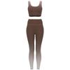 Juyitang Gradient Yoga Suit: High-Elastic, Nude-Feel, Slim-Fit for Running & Fitness.