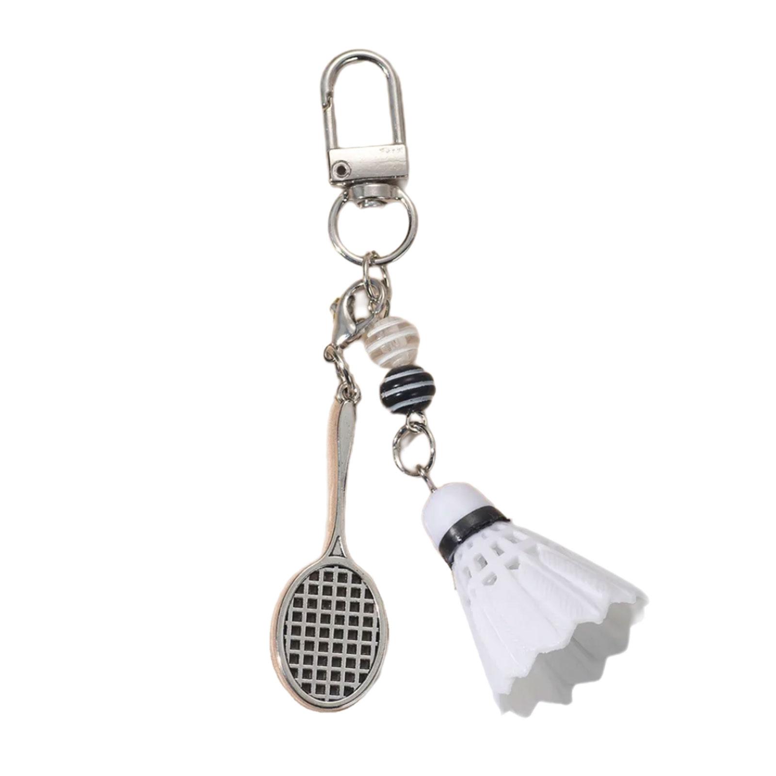 Versatile Badminton Inspired Keychain With Practical Function For Everyday Carry Sports Event And Gift Purposes
