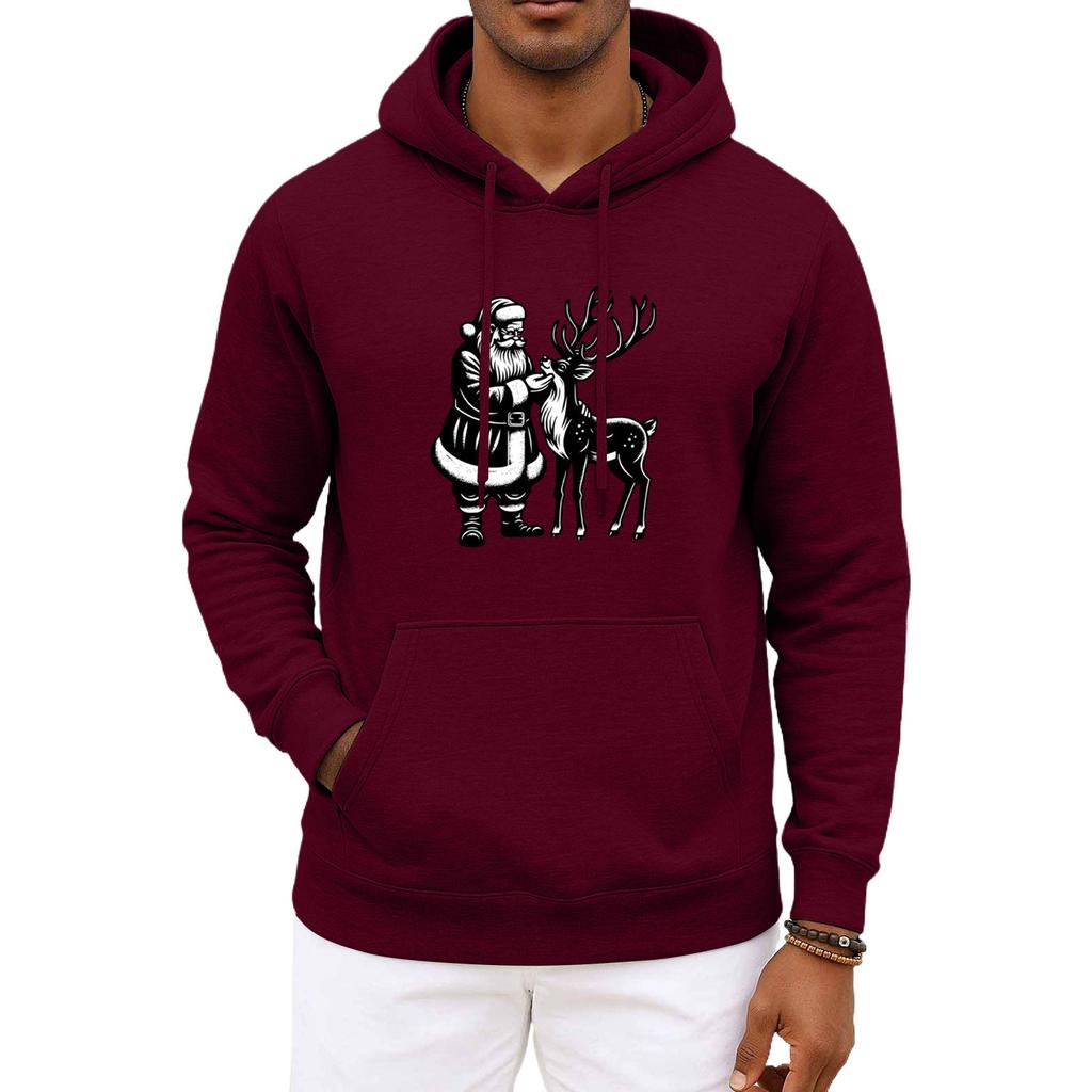 Men's  And  Women's  Christmas  Hooded Hood  Long Sleeves  Hoodie