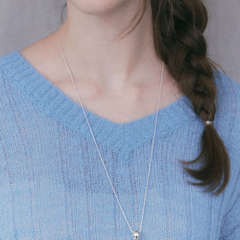 engbrox Chunky Ring Long Necklace