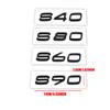 Für RDESIGN AWD R S40 C70 D5 S60 S90 XC40 XC60 XC90 V40 V50 T6 1 Stück 3D Auto ABS Kofferraum Emblem Logo Emblem Aufkleber Mittelabdeckung