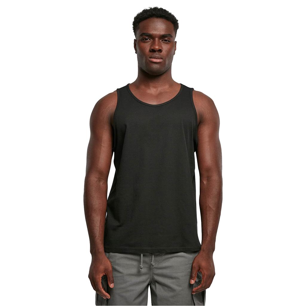Build Your Brand Mens Plain Tank Top
