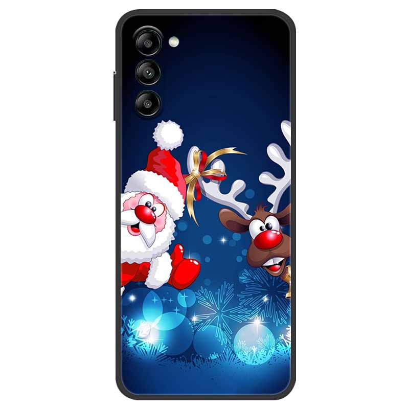 For Samsung Galaxy S23 Plus FE Ultra Case Cover Christmas TPU Soft Silicone Phone Back Cover Case for Fundas Samsung Galaxy S 23