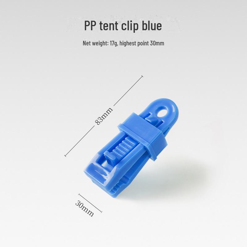 Ultra-Light Windproof Plastic Clips for Camping Tents and Canopies