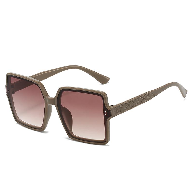 Fashion Style Oversized Square Sunglasse Women's Men's Retro Style Classical Large Glasses Frame Brand Sun Eyeglasses Vintage Style Travel Man Lady