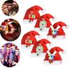 Light Kids Led  Adult Christmas Hat Santa Claus Snowman Reindeer Cap Xmas Gifts