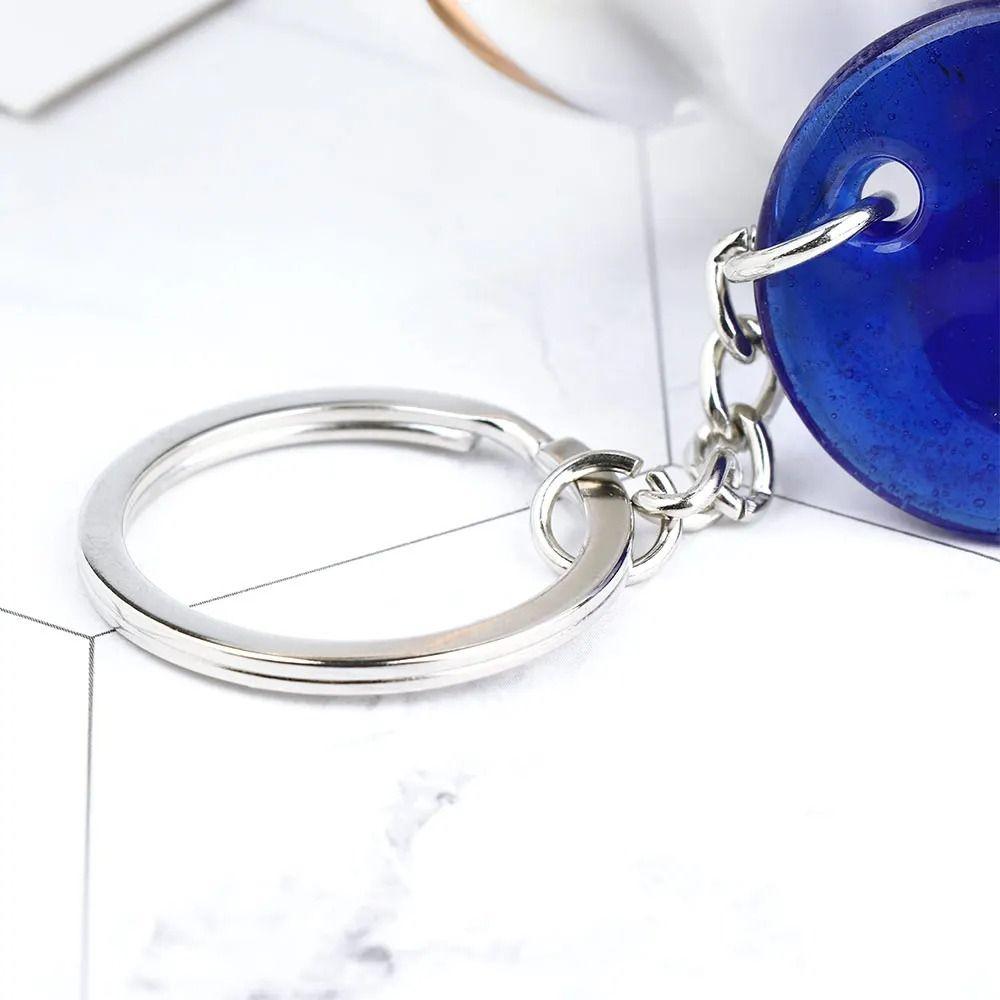 Blue Eye Lucky Eye Pendant Hand of Fatima Car Hanging Charm Lucky Eye Keychain  Backpack