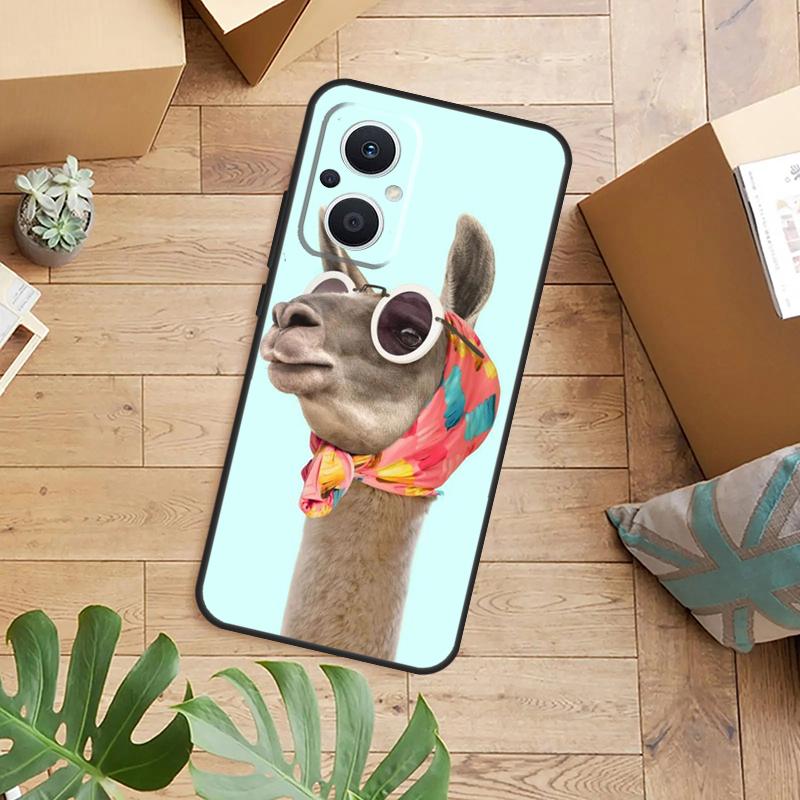 Lama Llama Alpaca Case For OPPO Reno 14F 13F 12F 10 11 12 13 14 Pro 8T 7 8 Lite OPPO Find X8 X6 X5 X9 Pro Cover