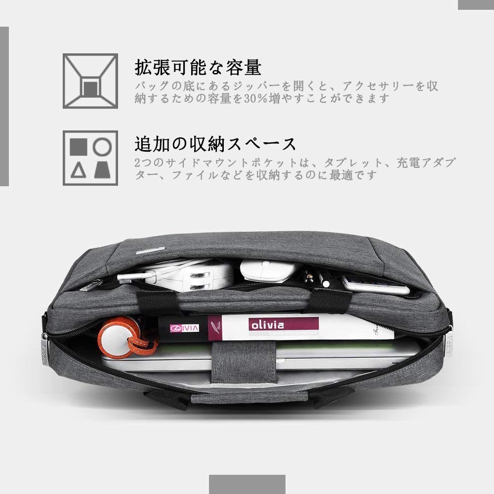 Large Capacity Laptop with Shoulder Compatible with Most Inch Including and ThinkPad Case, 17-17.3 Inch, Shock-Absorbent, Water-Repellent, Strap,