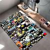 Bad Badtz-Maru Collage Carpet suitable as a non-slip mat for the living room or bedroom sofa